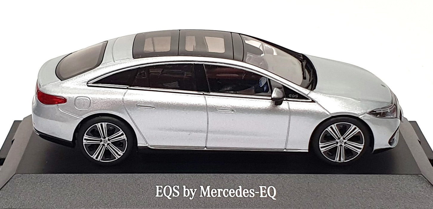 Herpa 1/43 Scale B6 696 0572 - EQS von Mercedes-EQ - Hightech Silver