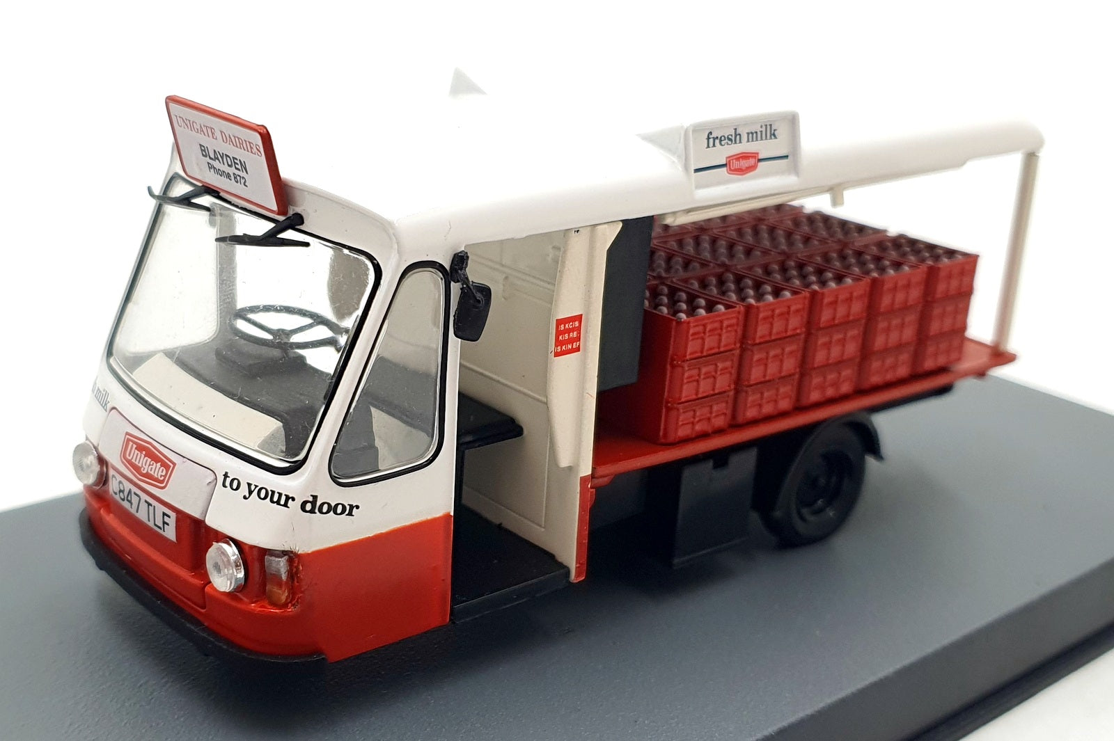 007 Fabbri 1/43 Scale Bond Model Rangemaster Milk Float The Living Daylights