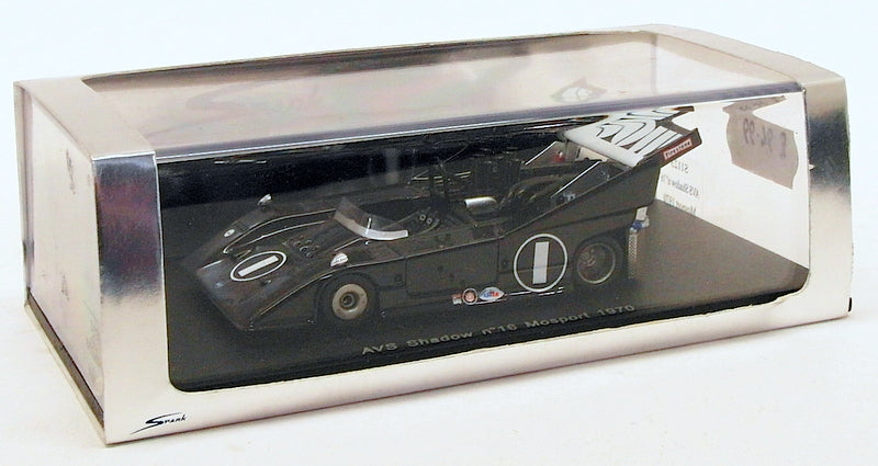 Spark 1/43 Scale Resin Model Car S1124 - AVS Shadow #1 - Black