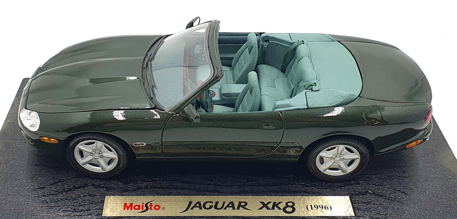 Maisto 1/18 Scale Diecast 31836 - Jaguar XK8 Convertible - Green