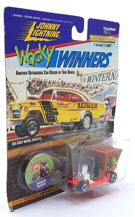 Johnny Lightning 1/64 Scale 301-02 - Wacky Winners Draggin' Dragon - B. Pink