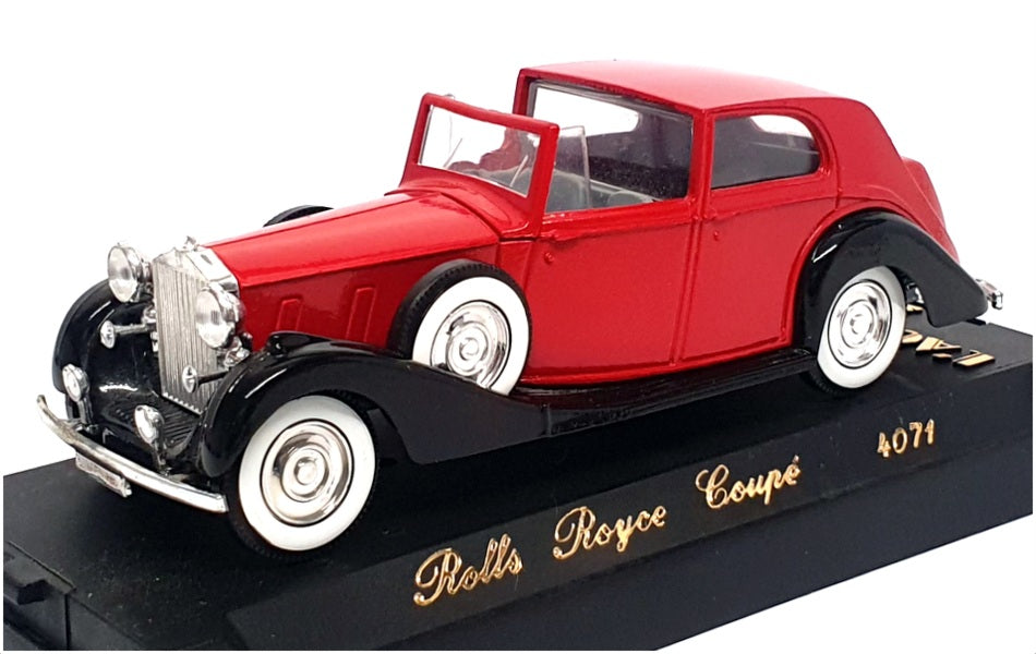 Solido 1/43 - Rolls Royce Coupé Marron Et Noir - Modèle Réduit 4071 Diecast