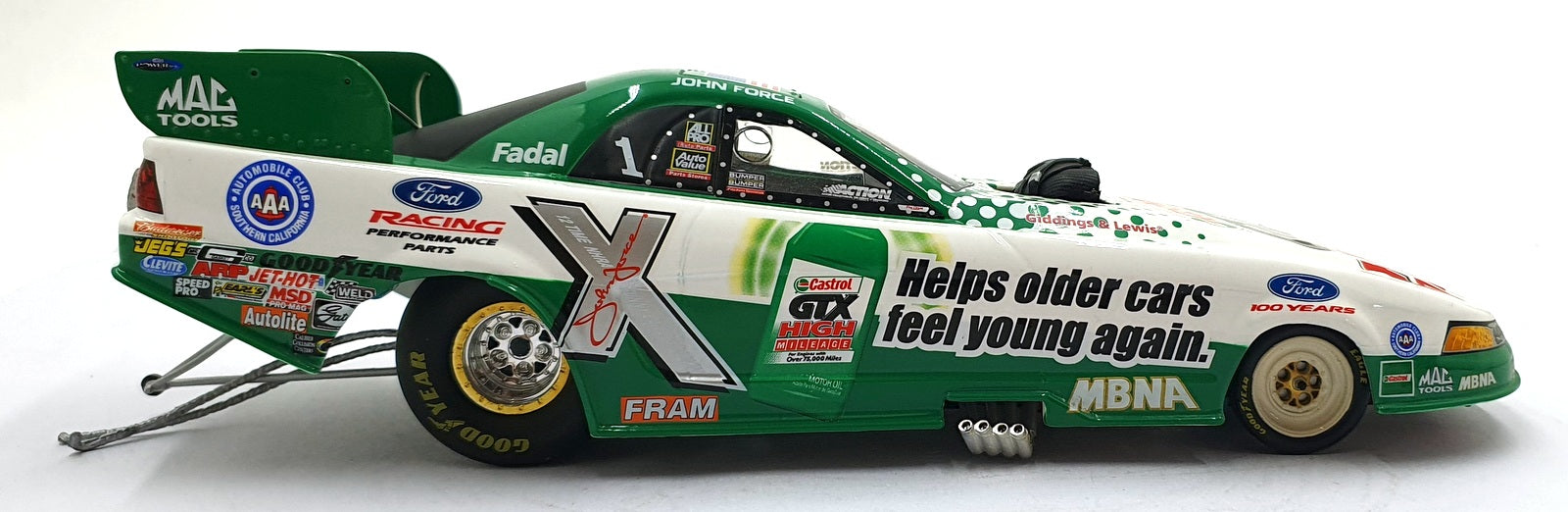 Action 1/24 Scale 103744 Ford Mustang Funny Car Dragster 2003 - Force