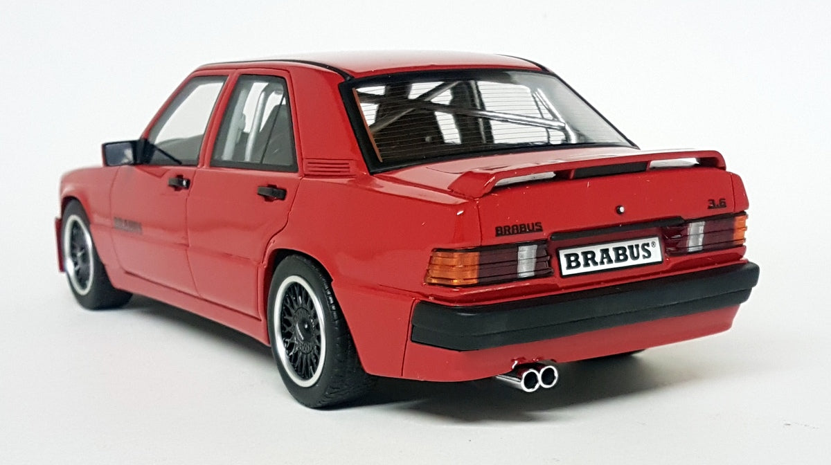 Otto 1/18 Scale Resin - OT674 Brabus 190E 3.6S W201 Signal Red