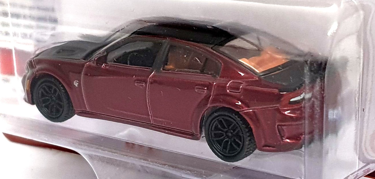 Auto World 1/64 Scale AWSP172/24B - 2021 Dodge Charger SRT Hellcat Redeye Maroon