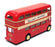 Corgi 12cm Long Diecast D599 - AEC D/Deck Bus Western - Red