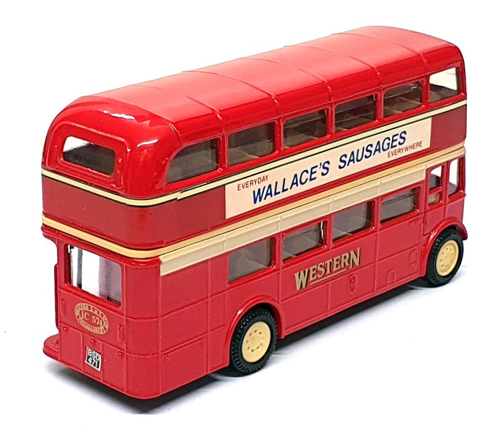 Corgi 12cm Long Diecast D599 - AEC D/Deck Bus Western - Red