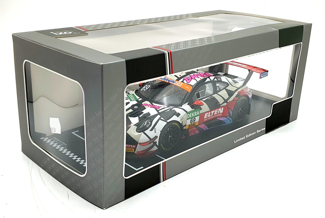 IXO 1/18 Scale Diecast LEGT18020 - Porsche 911 GT3 R 2016 #69 ADAC GT Masters