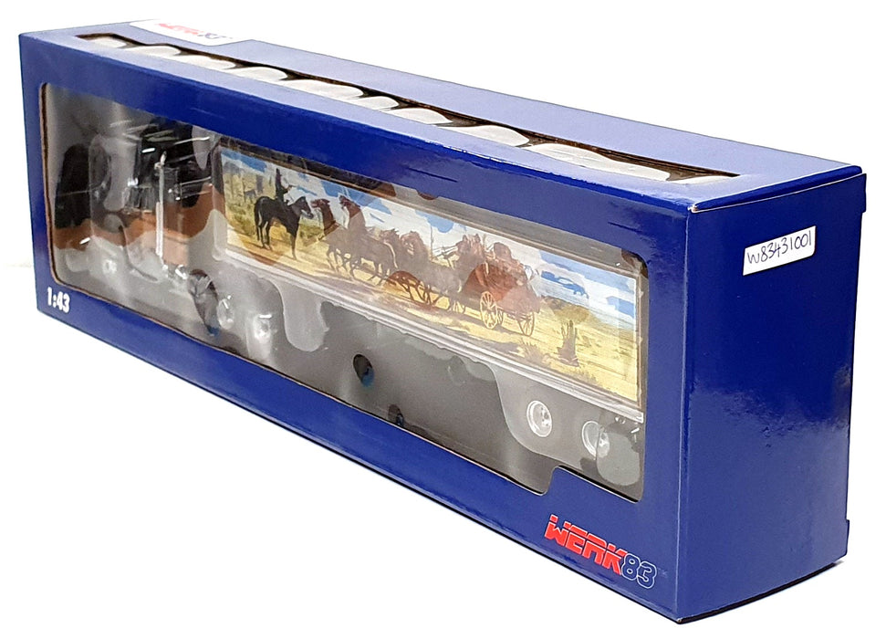 Werk83 1/43 Scale W83431001 - Kenworth Truck & Trailer Smokey & The Bandit