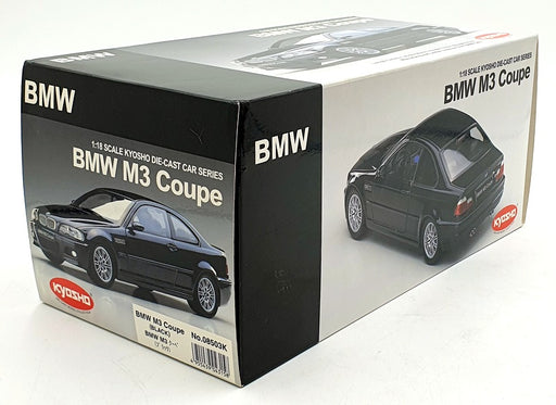 Kyosho 1/18 Scale 08503K - EMPTY BOX ONLY - BMW M3 Coupe Black