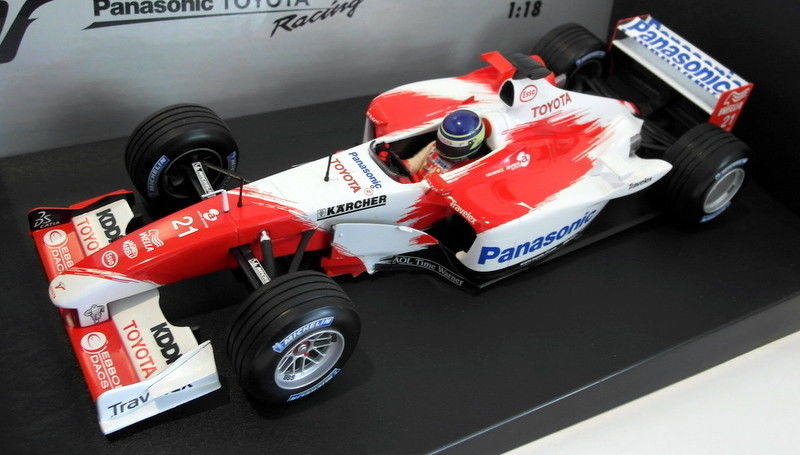 Minichamps 1/18 Scale Diecast 100 030021 Panasonic Toyota Racing TF 103 Matta