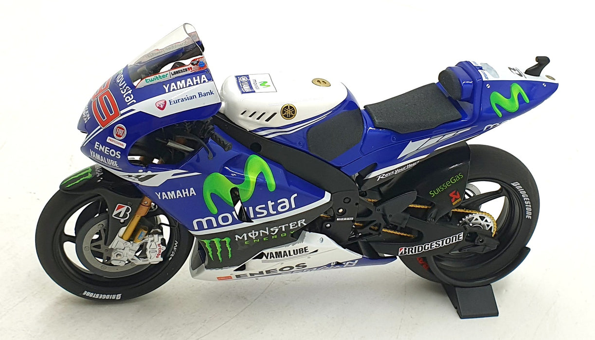 Minichamps 1/12 Scale Diecast 122 143099 Yamaha YZR-M1 Moviestar Lorenzo 2014