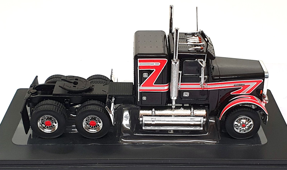 Ixo 1/43 Scale TR218.22 - 1977 Freightliner FLC 120 64 T Truck - Black/Red