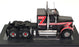 Ixo 1/43 Scale TR218.22 - 1977 Freightliner FLC 120 64 T Truck - Black/Red