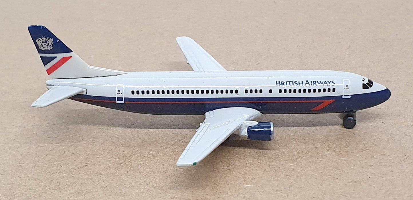 Herpa Appx 7.5cm Long Diecast H3740 - Boeing 737-400 British Airways