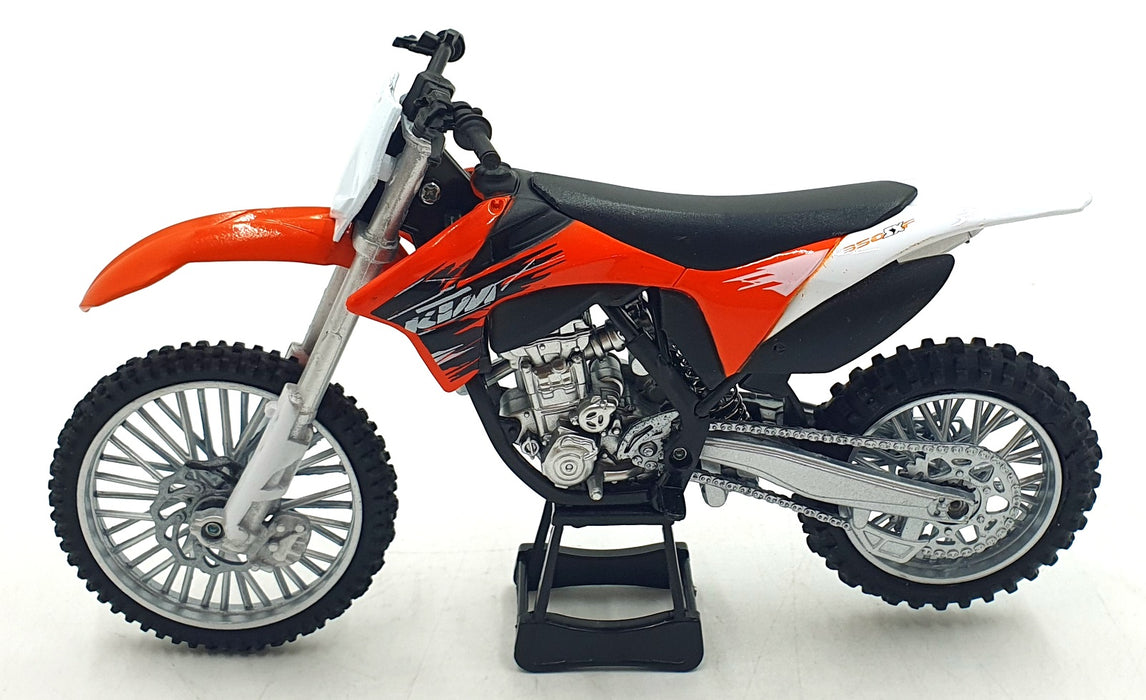 NewRay 1/12 Scale 44093 - KTM 350 SX-F Motorbike - Orange/Black
