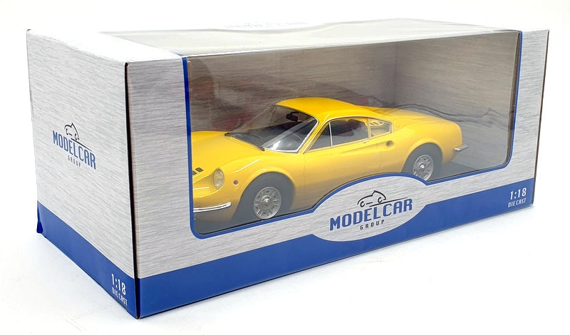 Model Car Group 1/18 Scale MCG18168 - 1969 Ferrari Dino 246 GT - Yellow