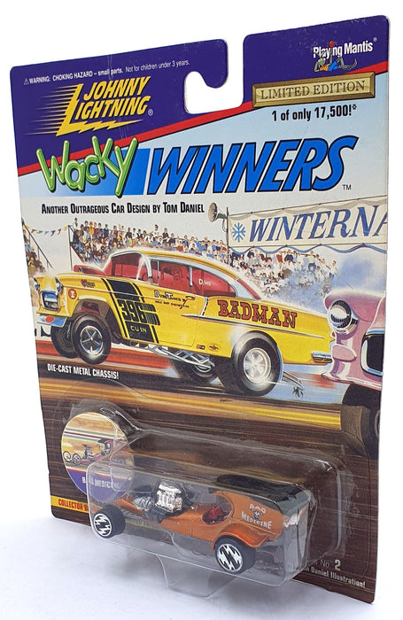 Johnny Lightning 1/64 Scale 301-02 - Wacky Winners Bad Medicine - Orange