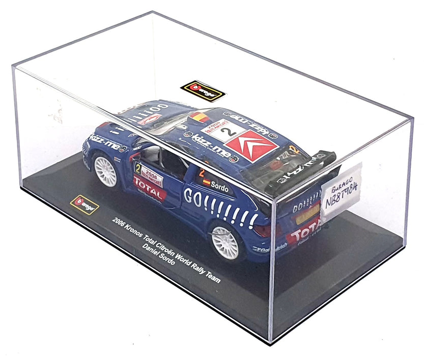 Burago 1/32 Scale NB8T984 - Citroen Xsara WRC #2 Monte Carlo Rally 2006 Sordo
