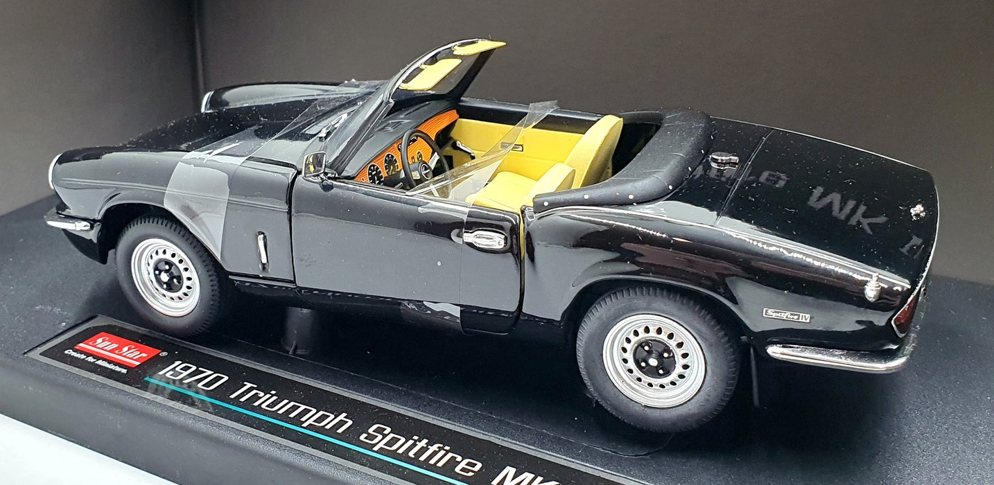 Sun Star 1/18 Scale Diecast 1046 - 1970 Triumph Spitfire MK IV - Black