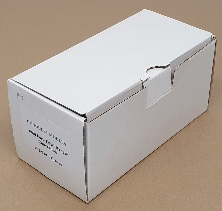 Conquest Models 1/43 Scale CON61 - 1960 Ford Edsel Ranger Convertible - Cream
