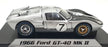 Shelby Collectibles 1/18 Scale Diecast 06922S - Ford GT40 1966 MK II - Silver