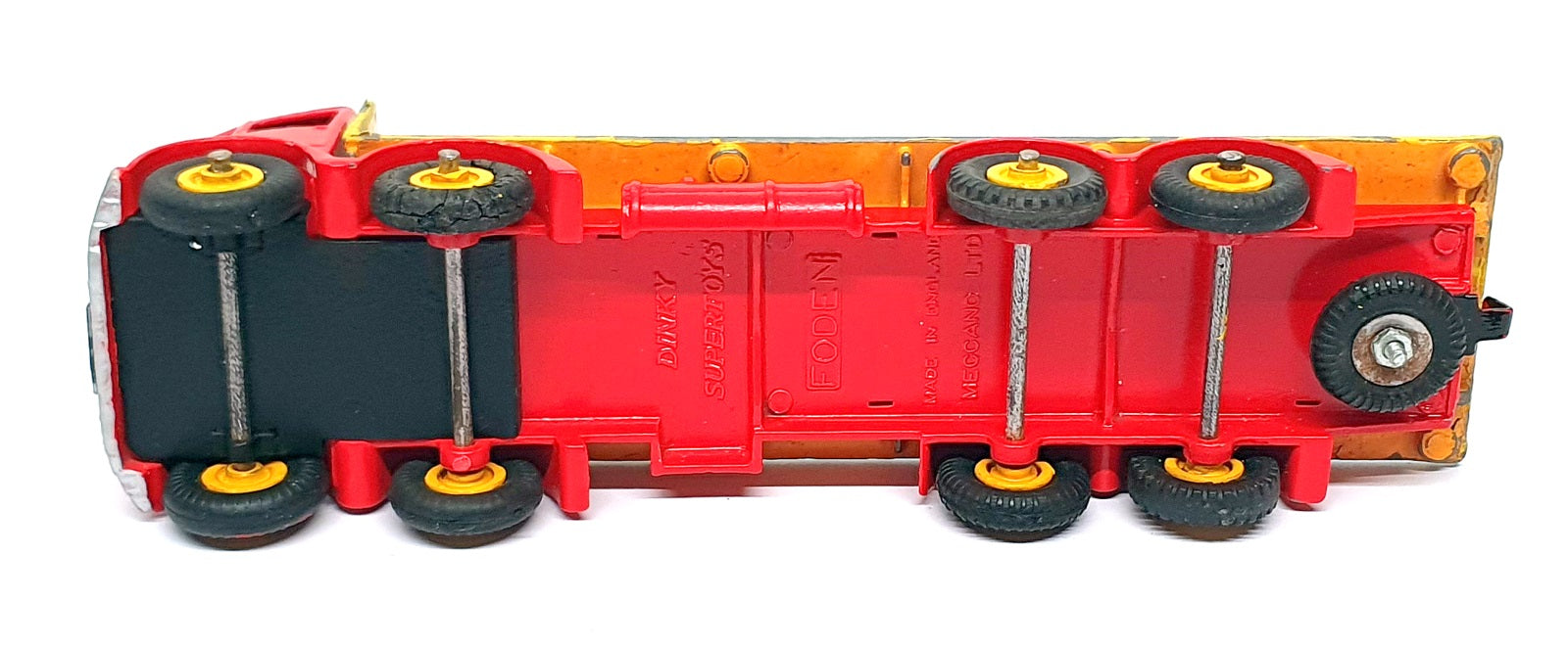 Dinky Supertoys 30526T - Foden Flat Truck - Red/Yellow REPAINT