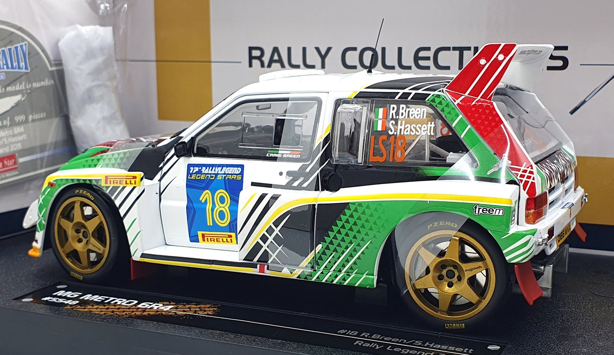 Sun Star 1/18 Diecast 5548 - MG Metro 6R4 #18 Rally Legend 2019
