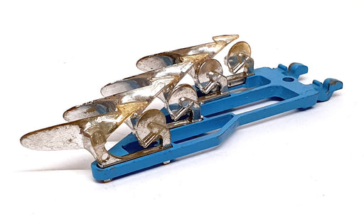 Corgi 9.5cm Long Original Diecast 61 - Four Furrow Plow - Blue