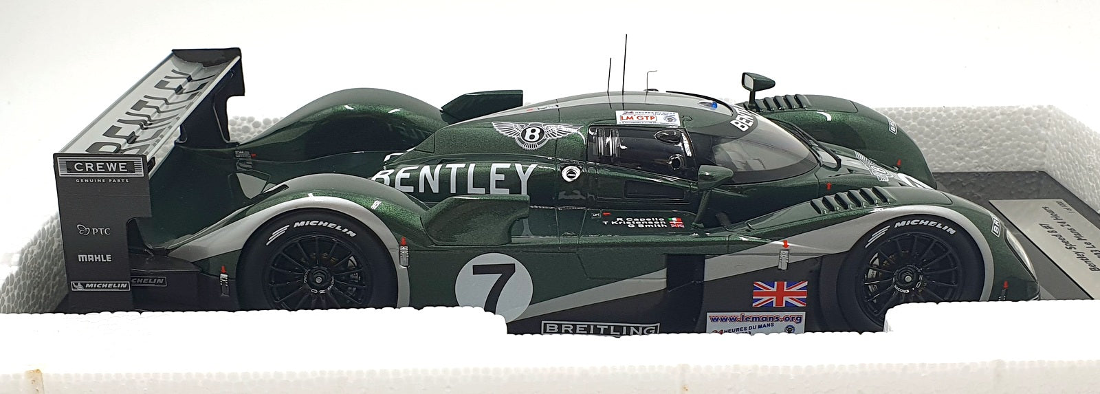 TSM Model 1/18 Scale TSM20526 - 2003 Bentley EXP Speed8 Le Mans 24 #7
