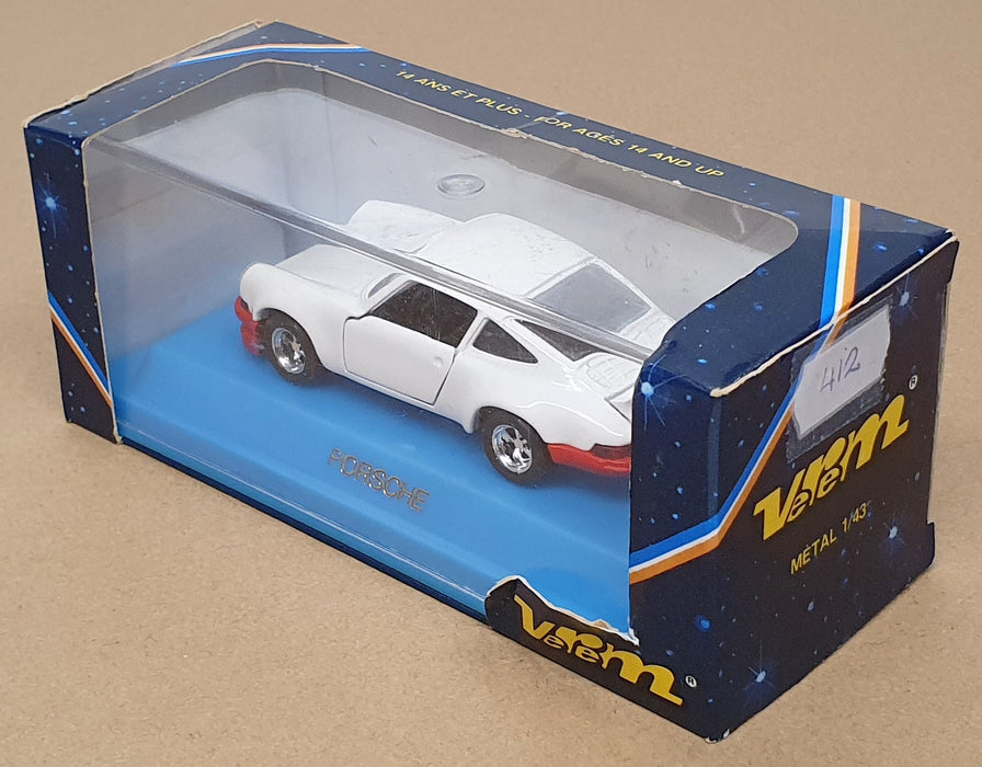 Verem 1/43 Scale Diecast 412 - Porsche 911 - White/Red
