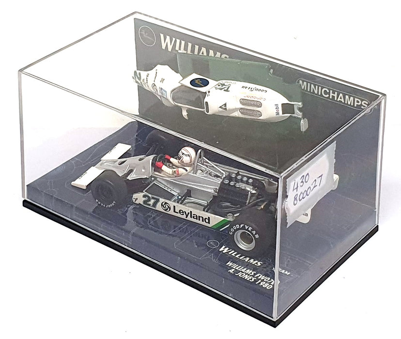 Minichamps 1/43 Scale 430 800027 - F1 Williams FW07B A. Jones 1980