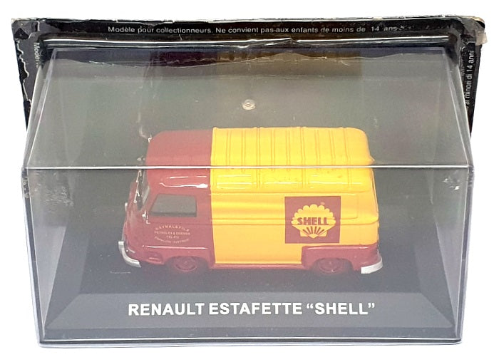 Altaya 1/43 Scale AT23625 - Renault Estafette Van Shell - Red/Yellow