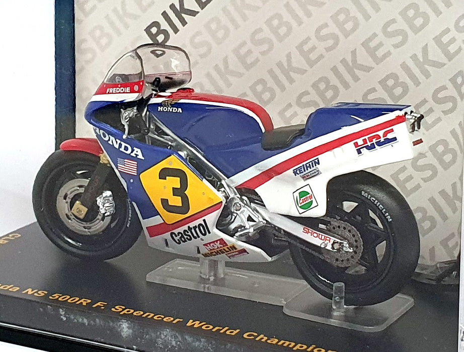 Ixo 1/24 Scale CLB008 - Honda NS 500R Motorbike #3 F. Spencer World Champ 1983