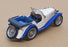 Abingdon Classics 1/43 Scale ACJ702 - MG P-Type 4 Seater - Ivory/Blue