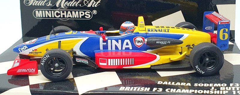 Minichamps 1/43 Scale 400 990306 - Dallara Sodemo #6 British F3 1999 Button