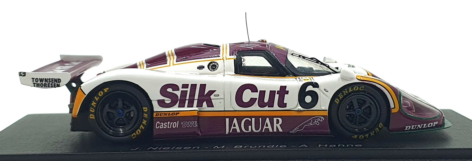 Spark Models 1/43 Scale S0760 - Jaguar XJR 8 #6 Le Mans 1987 with Decals