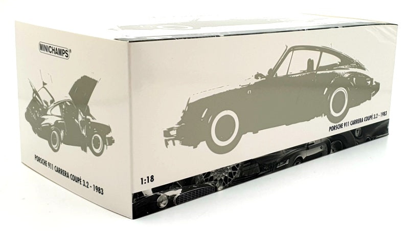 Minichamps 1/18 Scale 100 063024 1983 Porsche 911 Carrera Coupe 3.2 - White