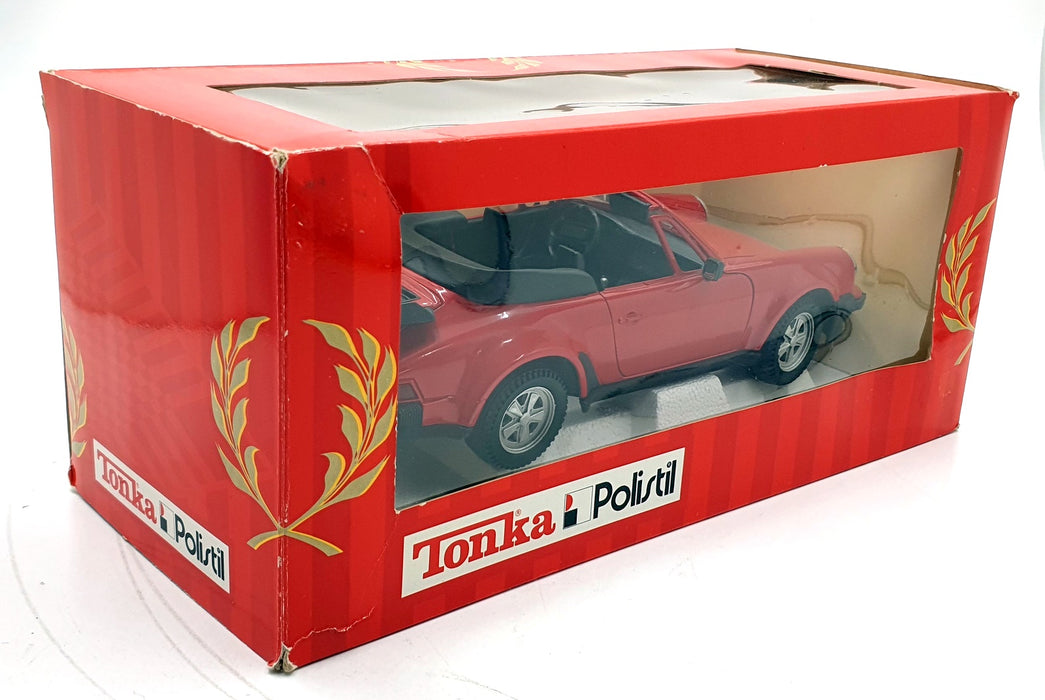 Polistil 1/16 Scale Diecast 016786 - Porsche 911 Cabriolet  - Red