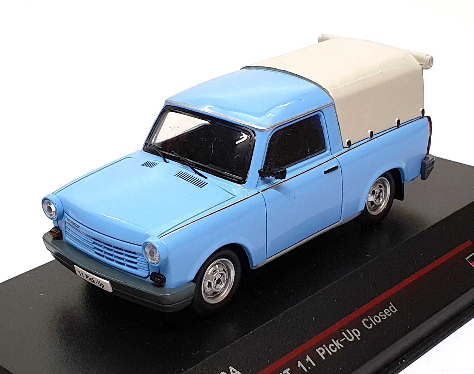 IST Models 1/43 Scale IST179A - 1990 Trabant 1.1 Pick-Up Truck Closed - Lt. Blue