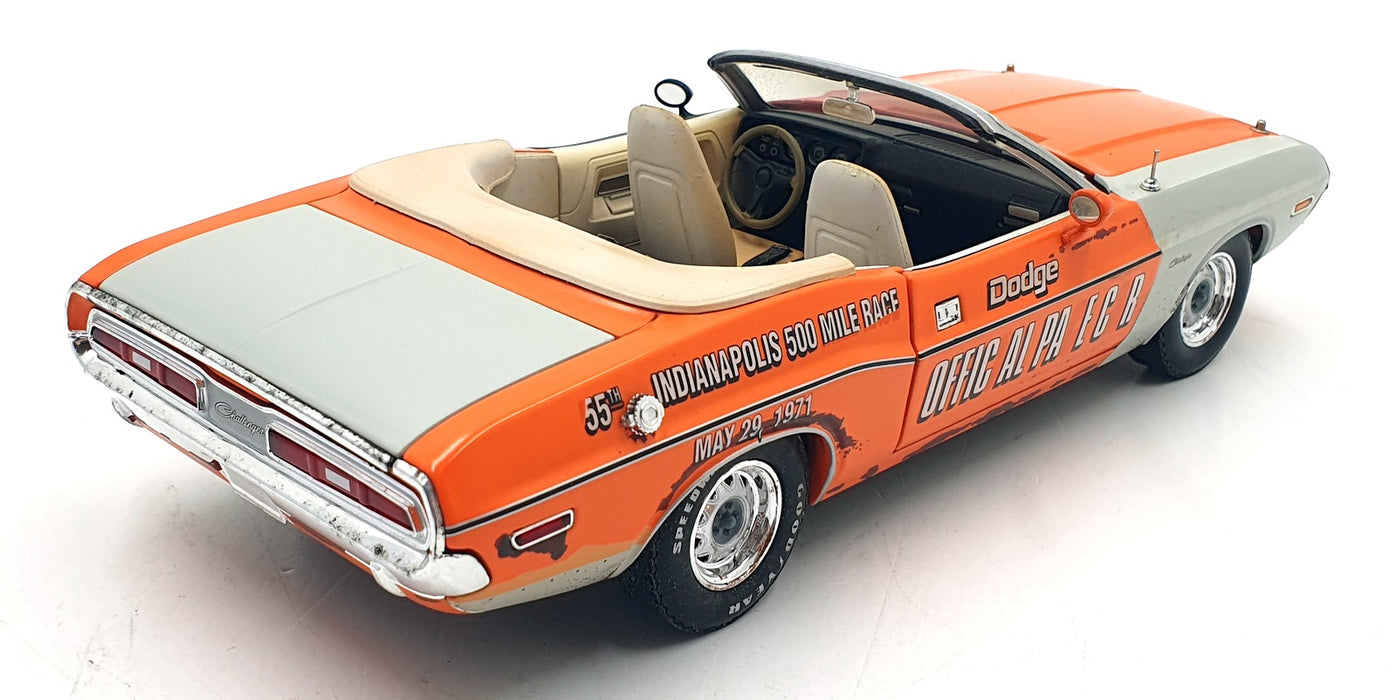 Greenlight 1/18 Scale Diecast 50816 - Dodge Challenger Pace Car Orange/Black