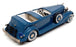 Western Models 1/43 Scale WMS28 - 1933 Cadillac V16 Victoria - Blue