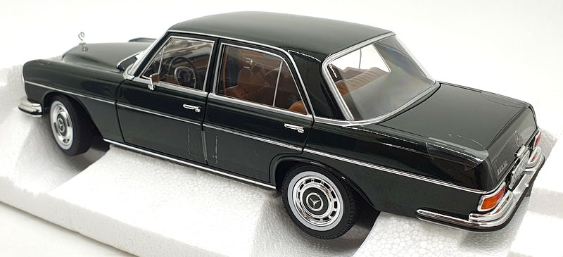 Norev 1/18 Scale Diecast 183935 - Mercedes-Benz 280 SE 1968 - Green Metallic
