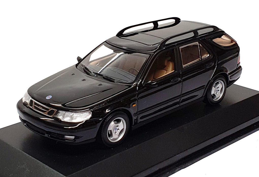 Minichamps 1/43 Scale Diecast 743 468 - Saab 95 Estate - Black