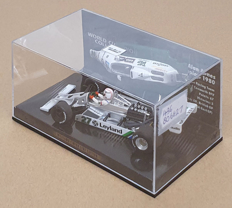 Minichamps 1/43 Scale 436 806627 - F1 Williams Ford Jones W/Champ 1980 Dirty Ver