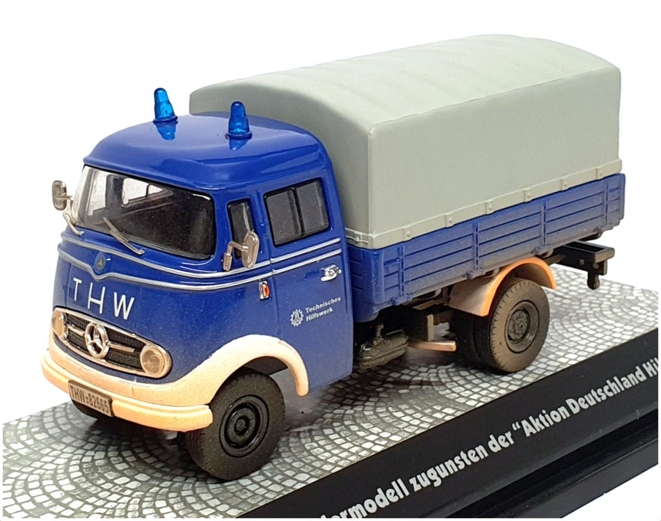 Premium ClassiXXs 1/43 Scale 11056 Mercedes Benz L319 Truck Weathered (THW) Blue