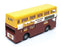 Matchbox 12cm Long Diecast K-15 - Daimler Bus Butterkist - Yellow/Brown