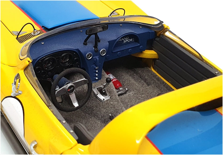 Exoto 1/18 Scale DC21823S - Chevrolet Corvette Grand Sport - Yellow/Blue