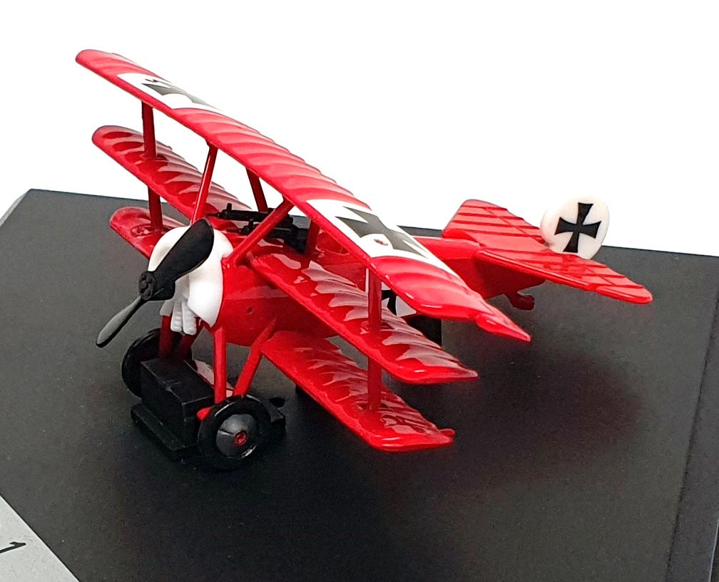 Hongwell 1/87 Scale Diecast 941 - Fokker Dr. 1 German Aircraft - Red