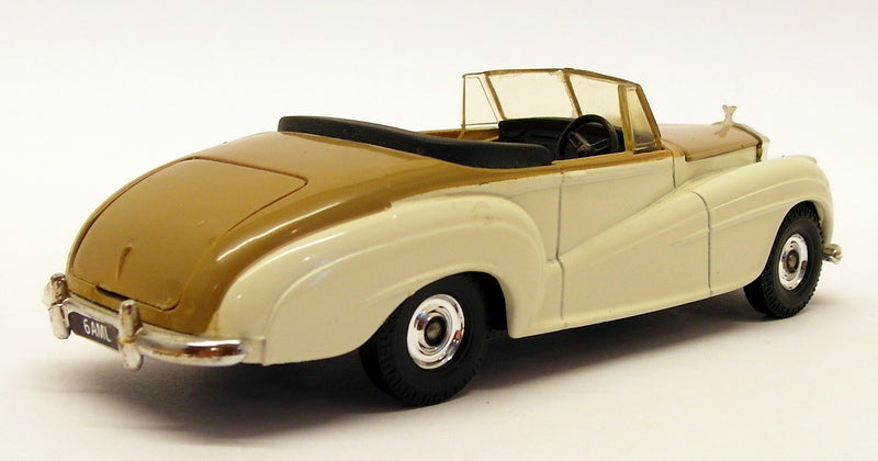 Corgi Appx 13cm Long Diecast 814 - 1952 Rolls Royce Silver Dawn - Brown/Cream
